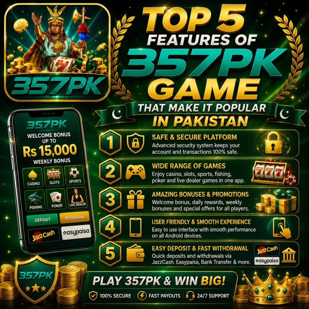 Top 5 Features of 357PK Game